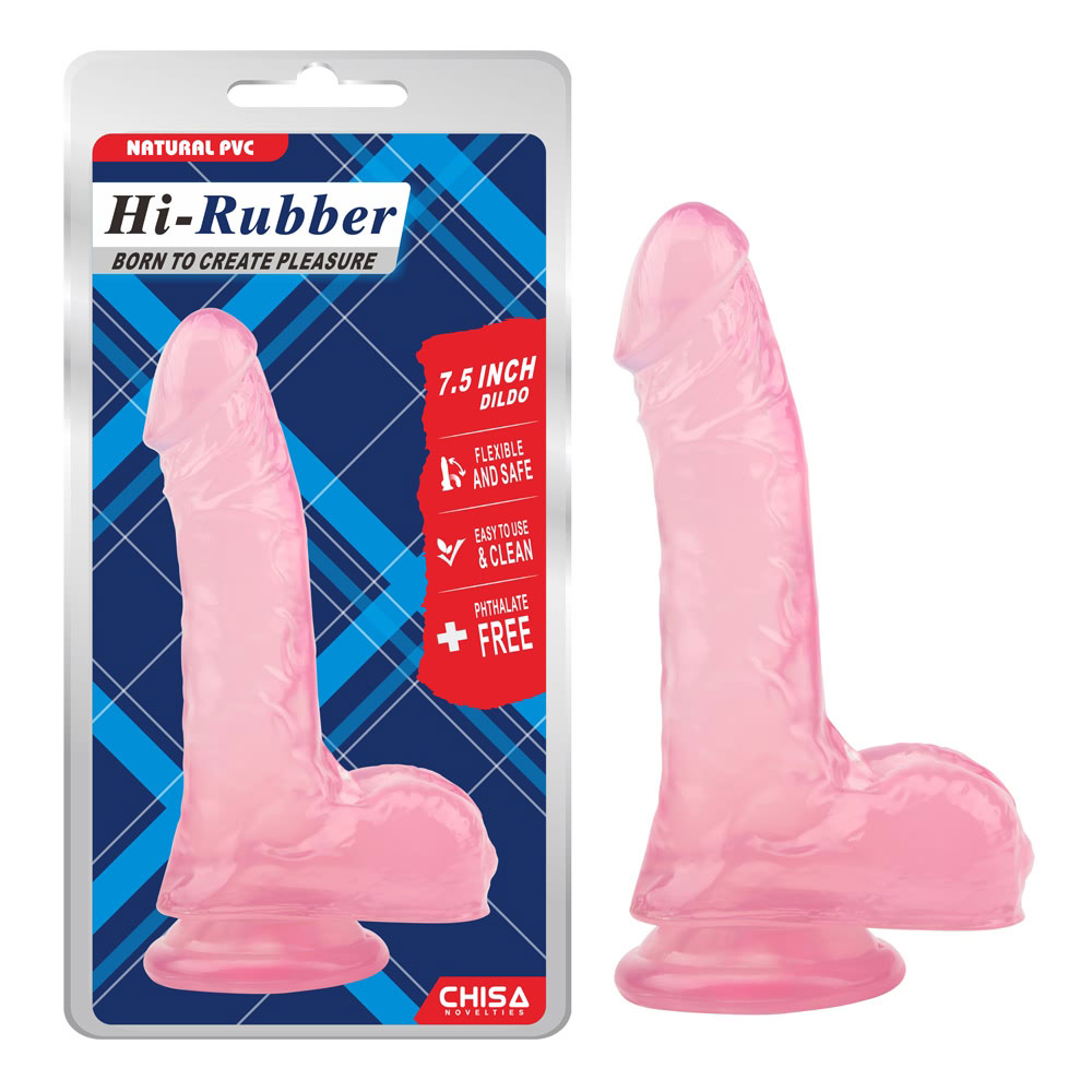 Dildo da 7,5 pollici-rosa