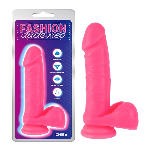 Dildo a doppia densità da 7,6 pollici rosa