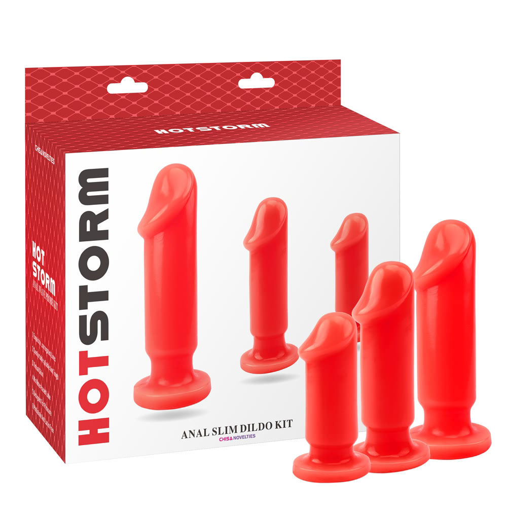 Kit dildo sottile anale